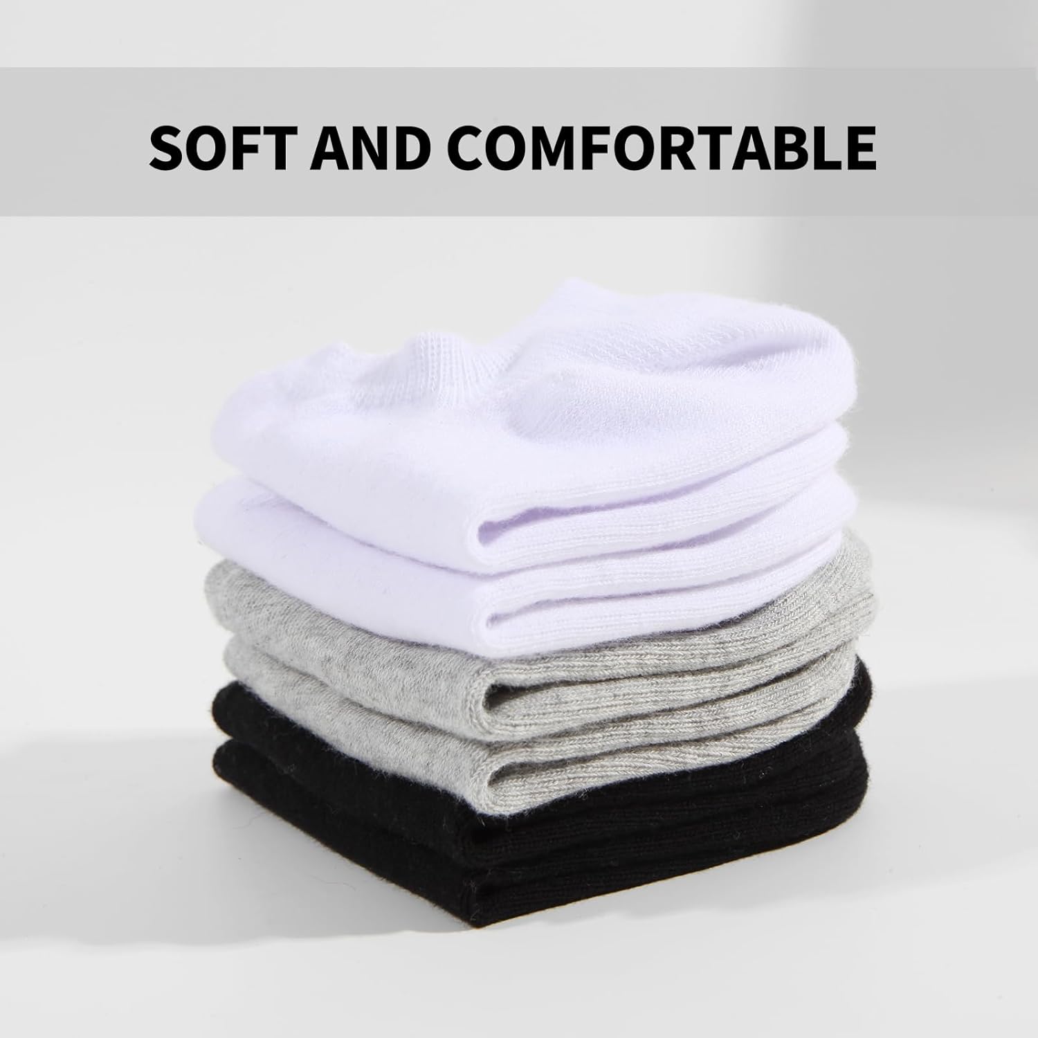 Stay-Put Invisible Cotton Liner Socks